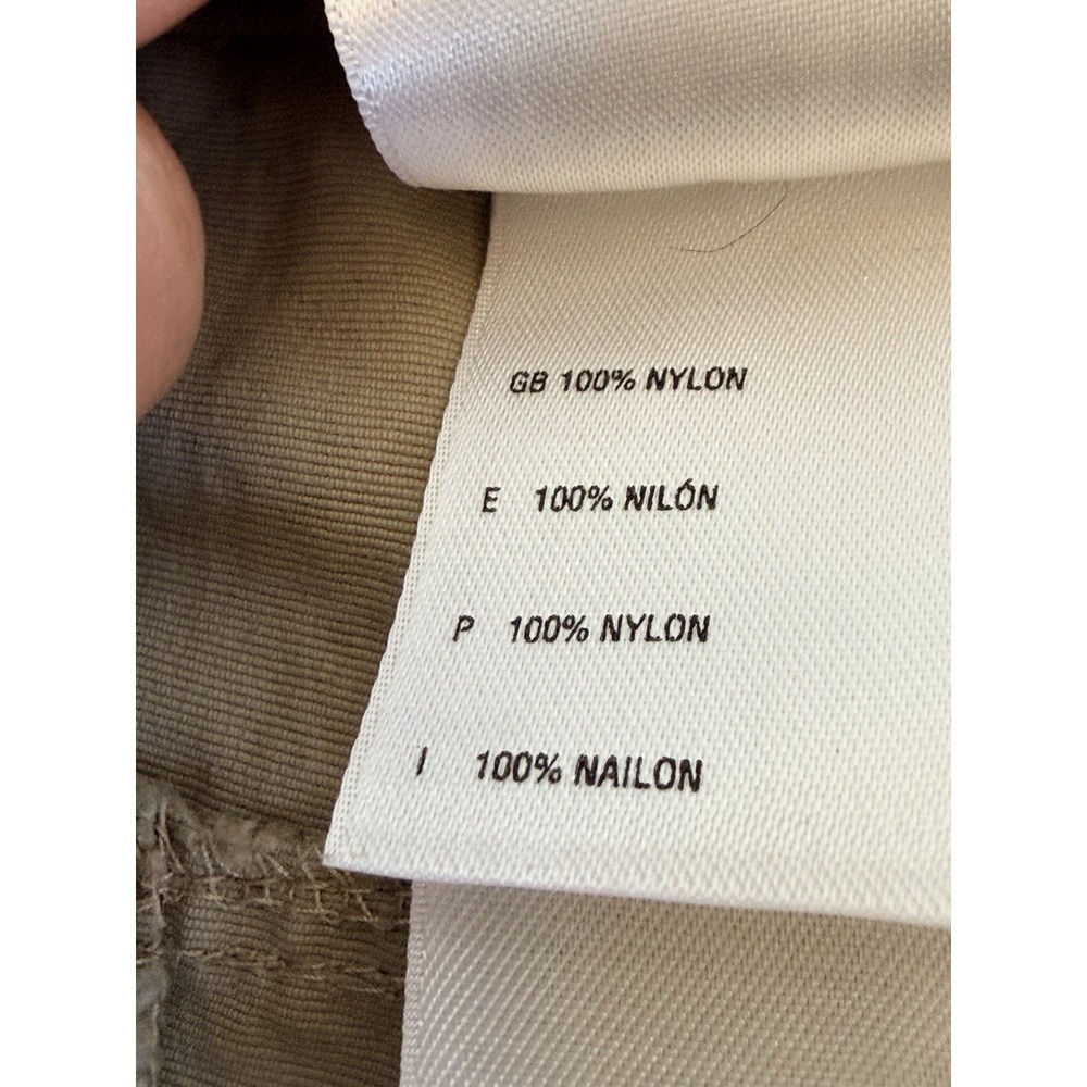 The North Face Womens Cargo Pants Size 8 Convertible Hiking Nylon Tan - Picture 16 of 16